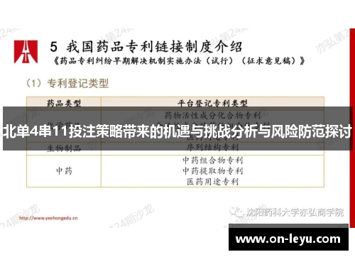 北单4串11投注策略带来的机遇与挑战分析与风险防范探讨